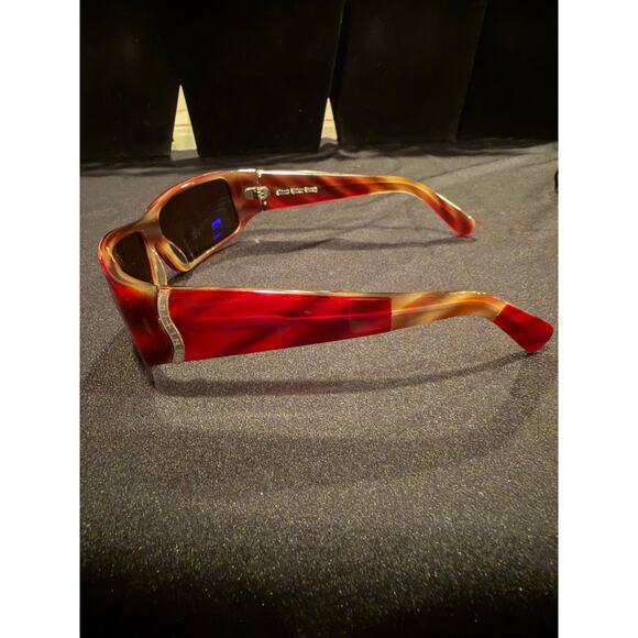 Initium Platinum Sunglasses in Burgundy Italy- Check Your Head - RARE - Picture 4 of 14